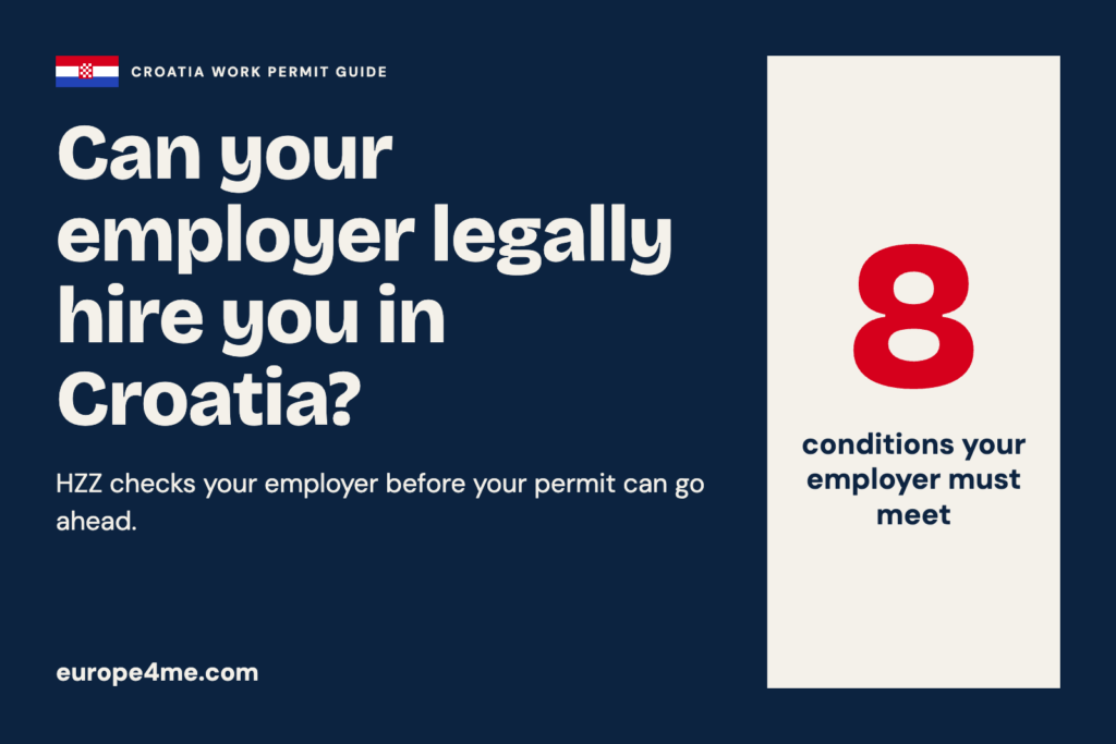 Croatia work permit: 8 conditions your employer must meet before hiring you